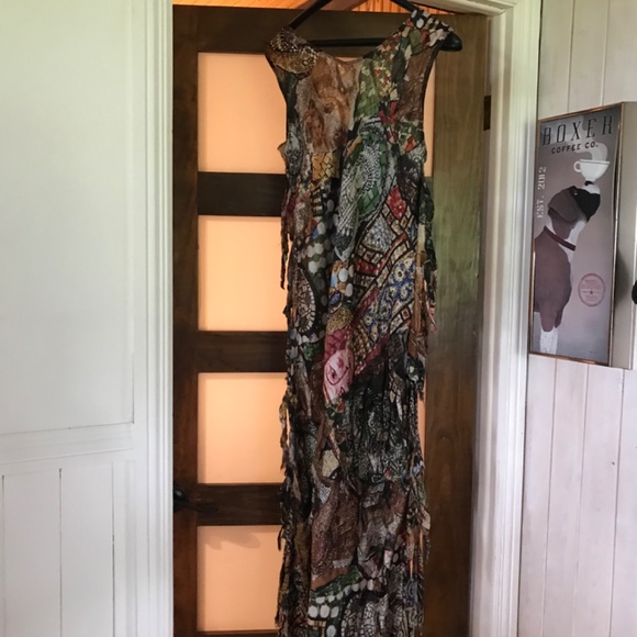 URU silk maxi dress (nwot) - Picture 2 of 5